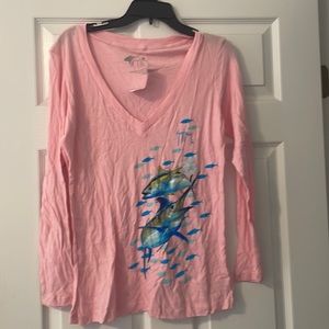 Guy Harvey tshirt, long sleeve new with tags